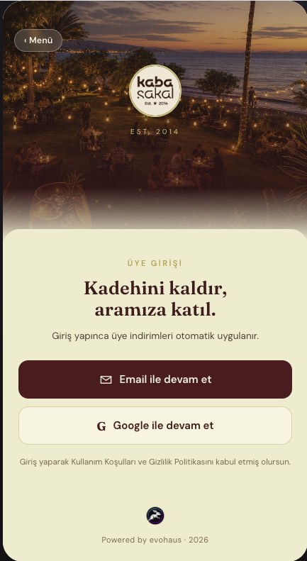 Kabasakal üye girişi