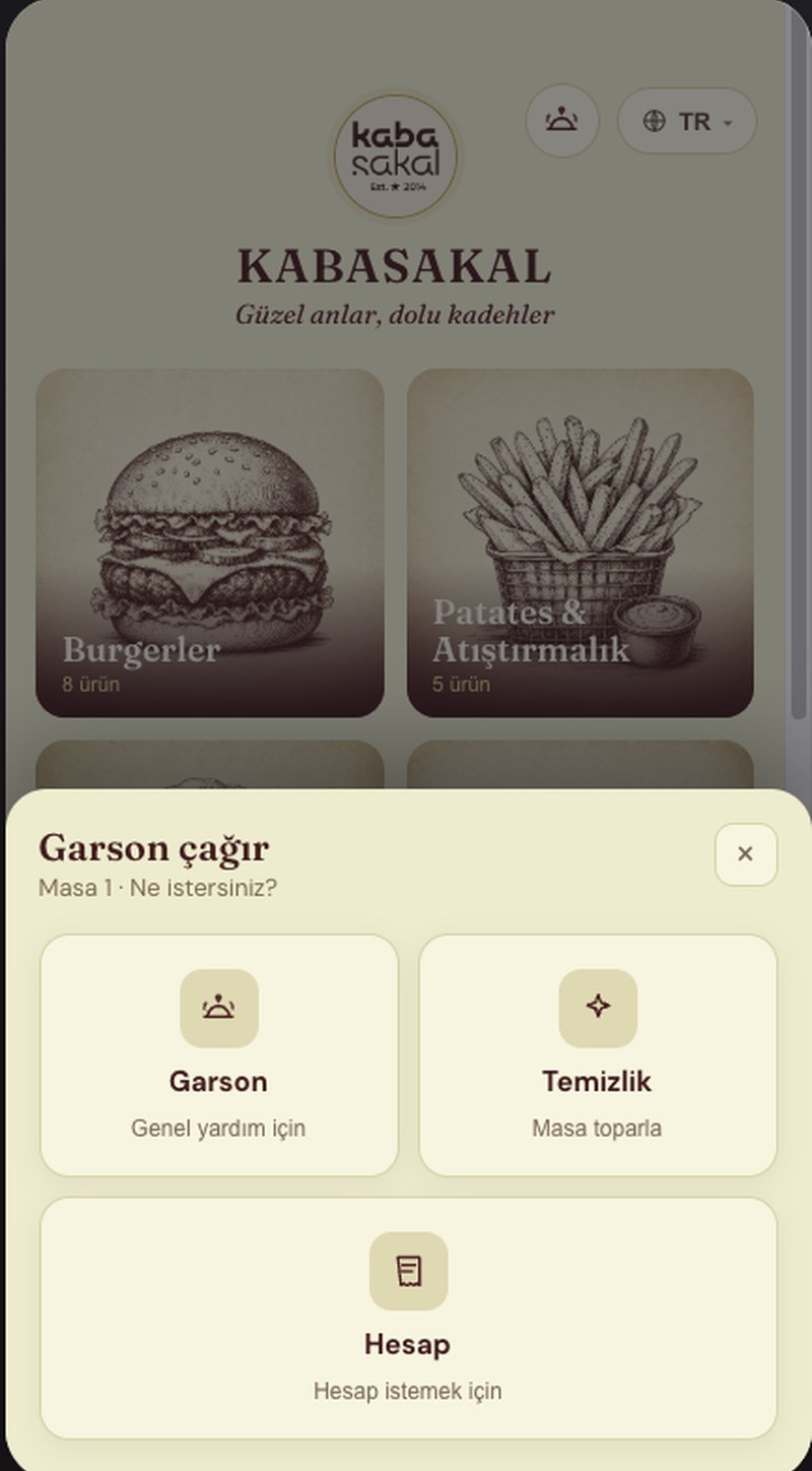Garson Çağır & Hesap